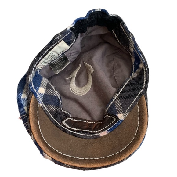 True Religion RARE Vintage Plaid Cap - Picture 6 of 9